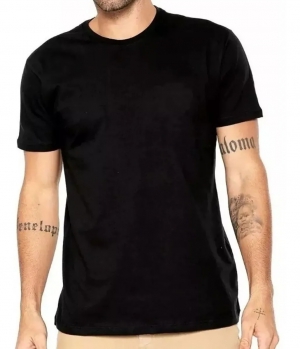 Camiseta Masculina Algodão Básica